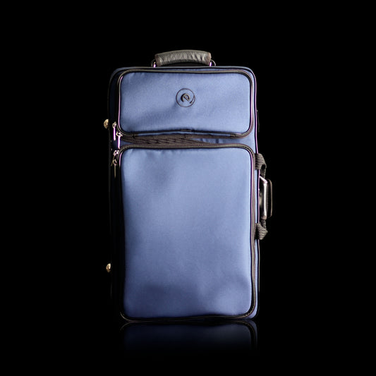 Marcus Bonna Double Case for Low Eb bass clarinet and clarinet — Navy