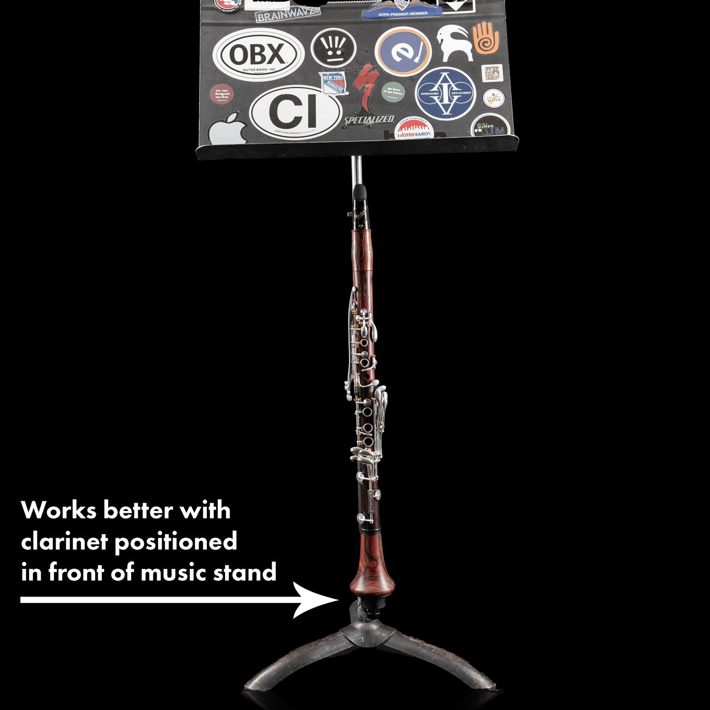 K+M Clarinet Stand (clamp)